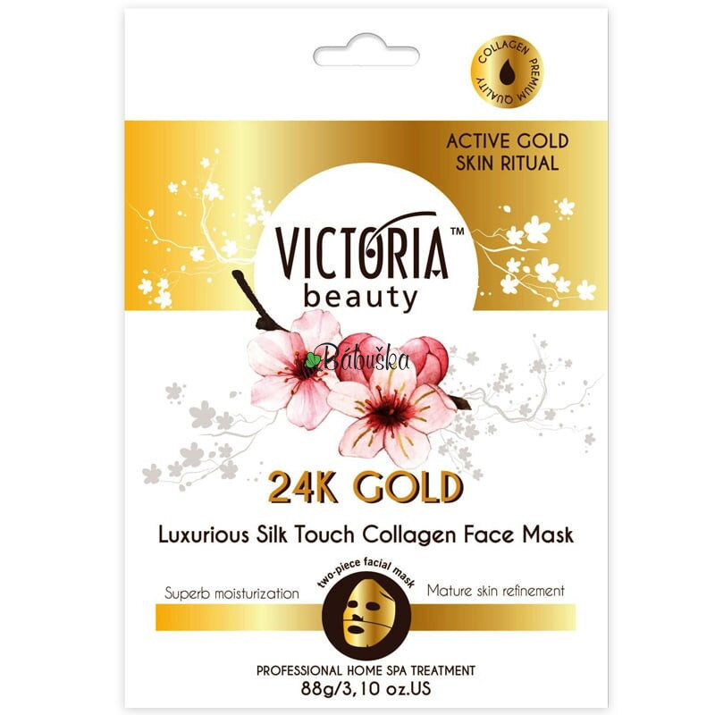 Victoria Beauty-Kolagénová pleťová maska s 24K zlatom , záruka do 7.2025 Victoria Beauty-Kolagénová pleťová maska s 24K zlatom , záruka do 7.2025